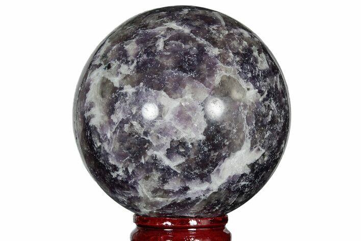 Sparkly, Purple Lepidolite Sphere - Madagascar #214009